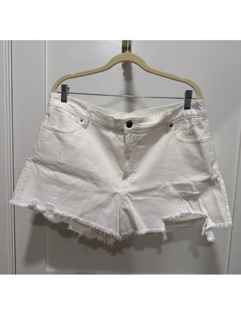 Aerie Daydream White Denim Short